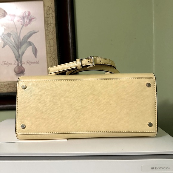 ♥️♣️ KATE SPADE ♠️♥️ STACI MEDIUM SATCHEL LEMON FOND🍋 - Picture 9 of 12